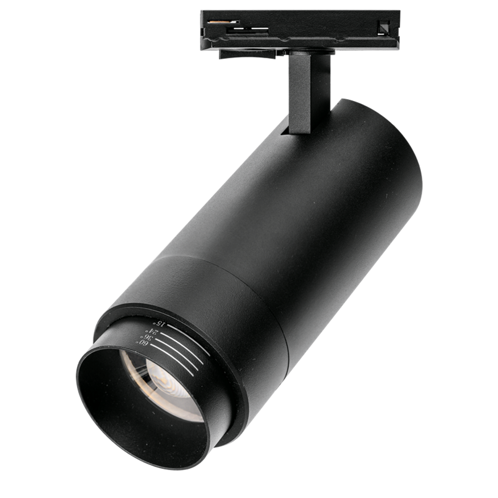 Трековый светодиодный светильник WOLTA WTL-25W/02B 25Вт 4000К IP20 Чёрный