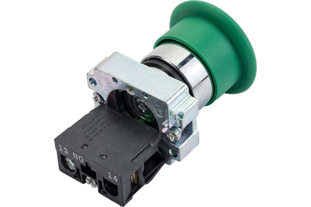 Кнопка управления LAY5-BC31 "Грибок" 1з зеленая IEK