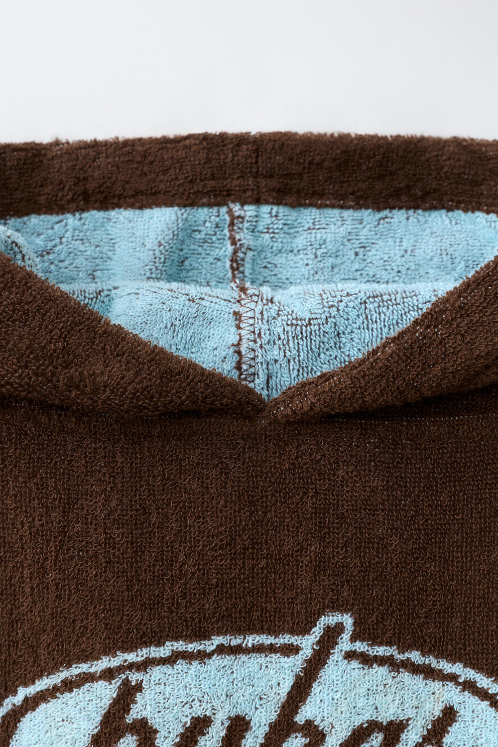 ZARA X PUKAS ПОЛОТЕНЦЕ-ПОНЧО PUKAS SURF, КОРИЧНЕВЫЙ