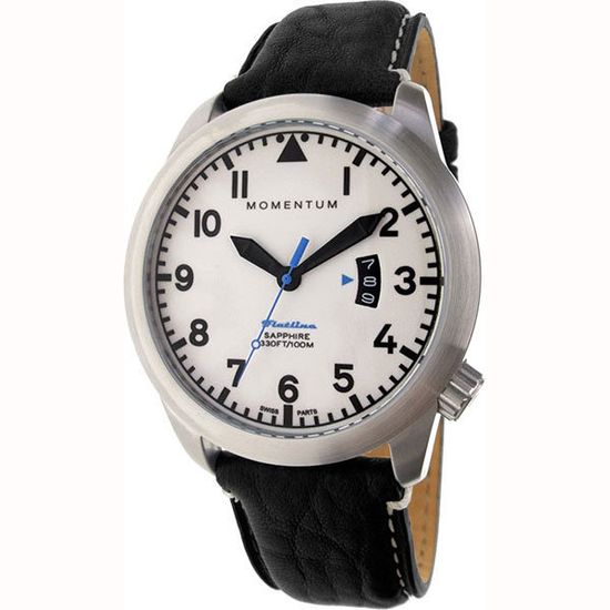 Канадские часы Momentum FLATLINE FIELD White  1M-SP18LS2B