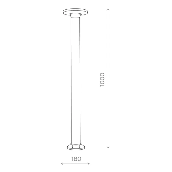 SL087.415.01 Светильник уличный наземный ST-Luce Черный кварцевый LED 1*12W 4000K CONTARIO