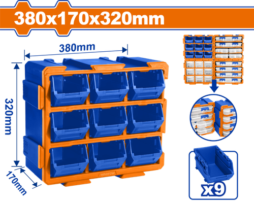 Модульная система хранения 380х170х320 мм (4) WADFOW WTB8330
