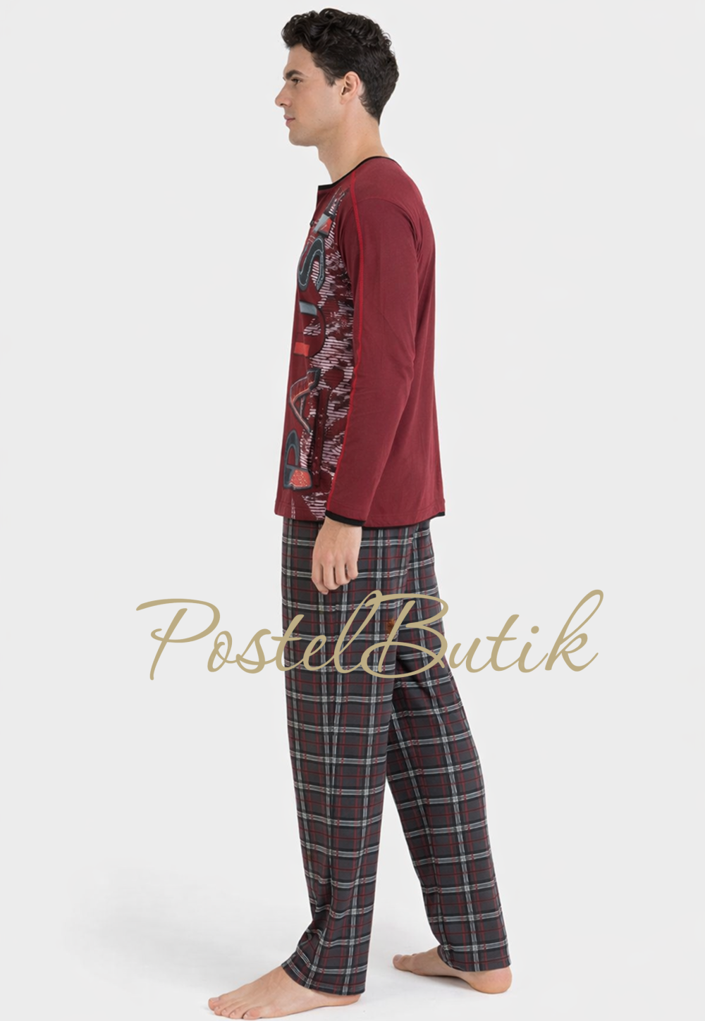 Пижама мужская Massana M11 Deep Red-Vigor P701301