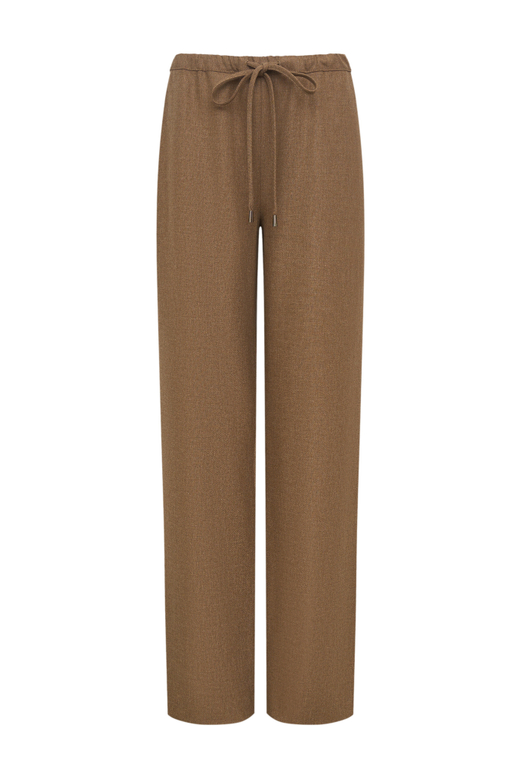 Брюки из шерсти и вискозы