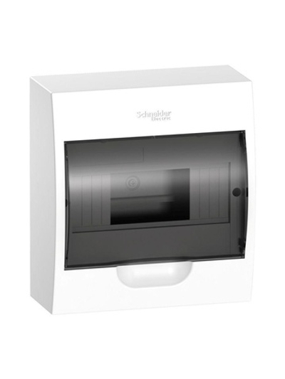 Бокс навесной ОП City9 Box 1 ряд 8мод. с прозр. дверцей SE EZ9E108S2SRU