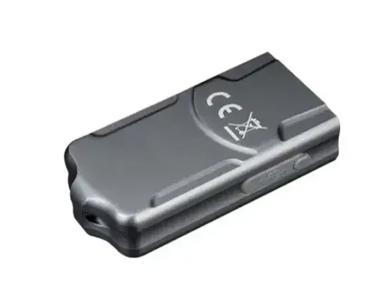 Фонарь FENIX Мод. E03R V2.0 серый (500лм-90м)(светодиод: белый + красный)(30г)(встроенный аккум.400mAh)