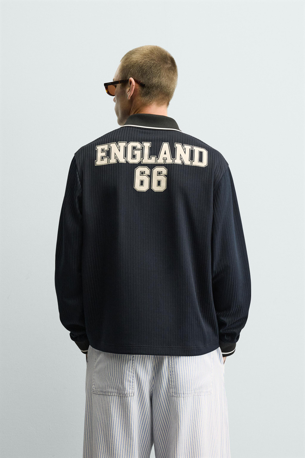ZARA ТЕХНИЧЕСКОЕ ПОЛО ENGLAND 66 FIFA WORLD CUP™ FIFA CLASSICS, МОРСКОЙ СИНИЙ