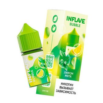 Жидкость INFLAVE Bubble Mint Salt 2% 30 ml - Лимон Мята