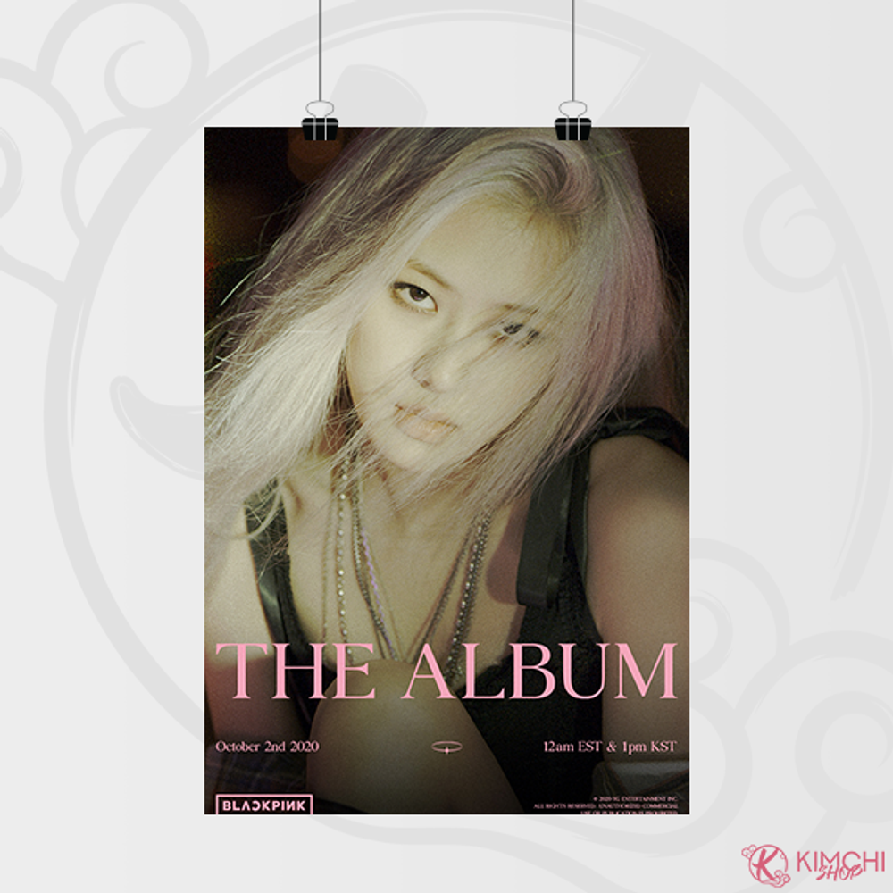 Постер А4 - BLACKPINK - The Album