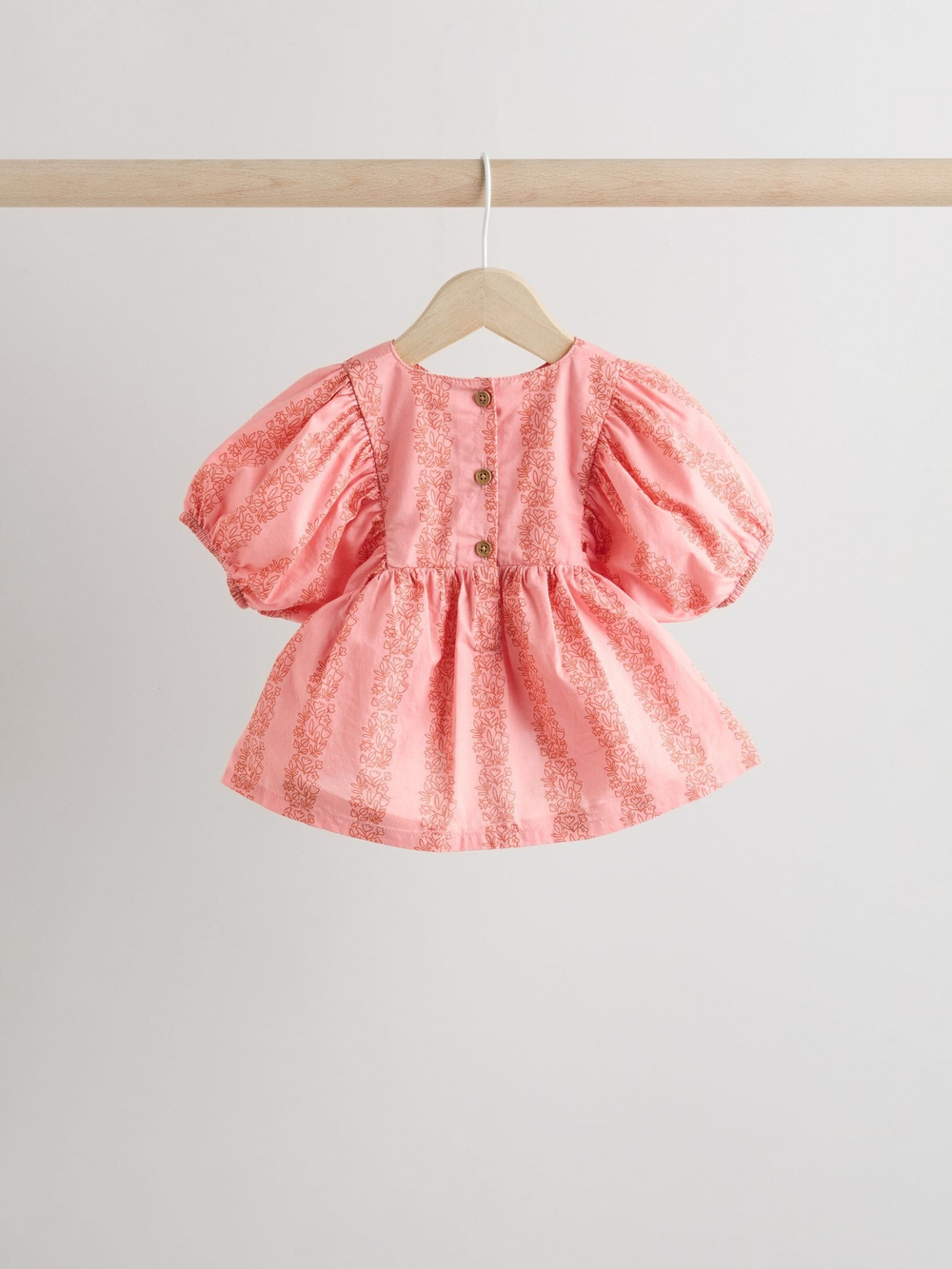 Блузка и брюки в комплекте для малышей Next AA8-193, Темно-розовый