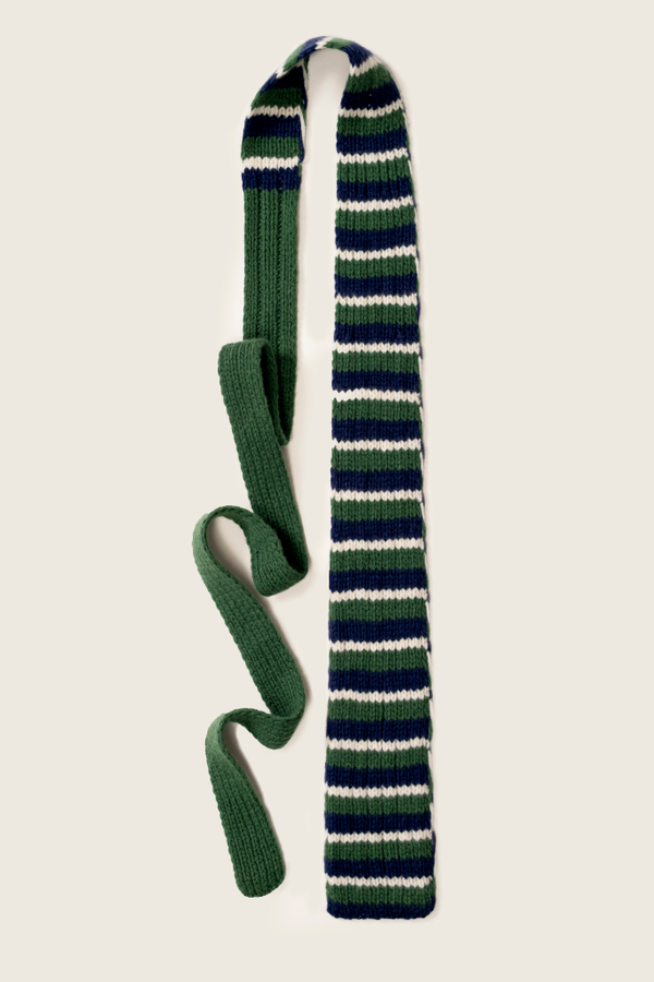 Шарф галстук в полоску 26.NP.4.SCA.05.04, синий