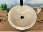 Раковина из мрамора Bowl Cream Dotted BM-65732 45х45х15 из натурального камня