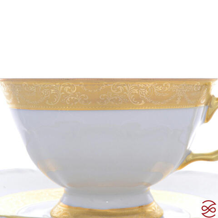 Набор чайных пар Repast Матовая полоса Мария-тереза 200мл (6 пар)