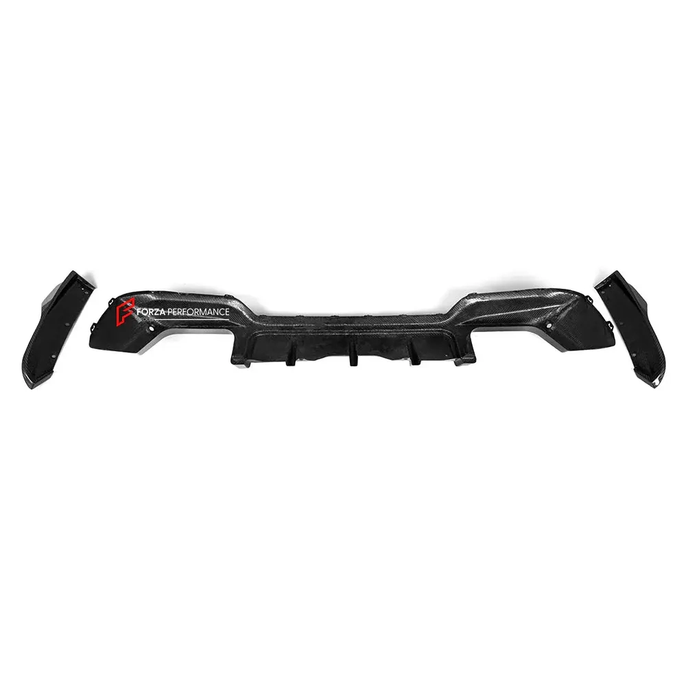 Карбоновый диффузор заднего бампера для BMW X3M F97 Рестайлинг 2022+ БМВ