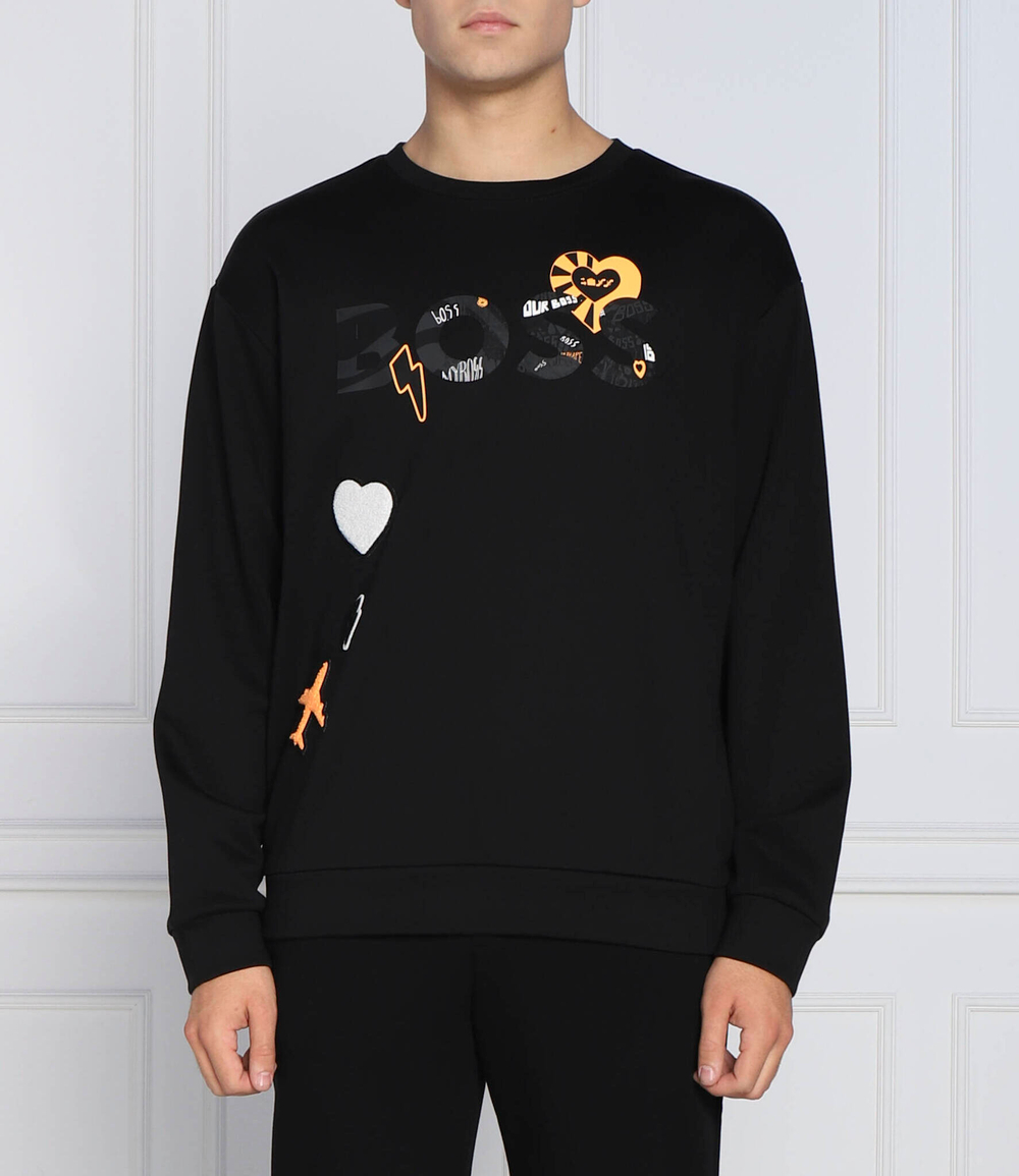 тощие salbo lotus BOSS GREEN - черный(50476388)