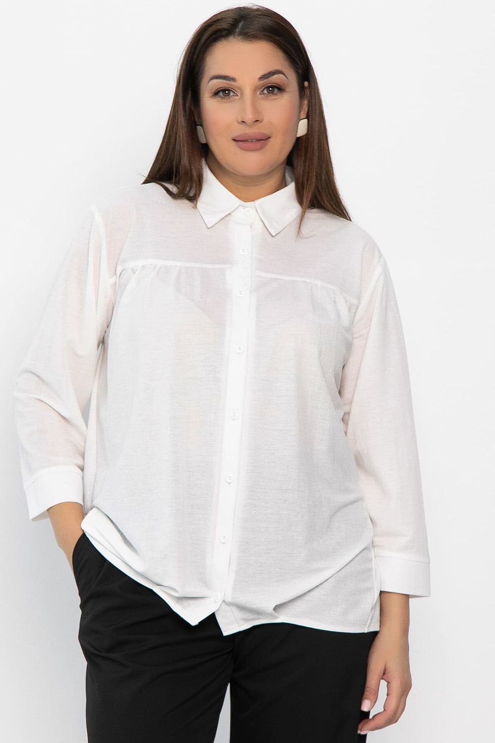 Рубашка Глейдис (белая) Б14240-18М LT Collection