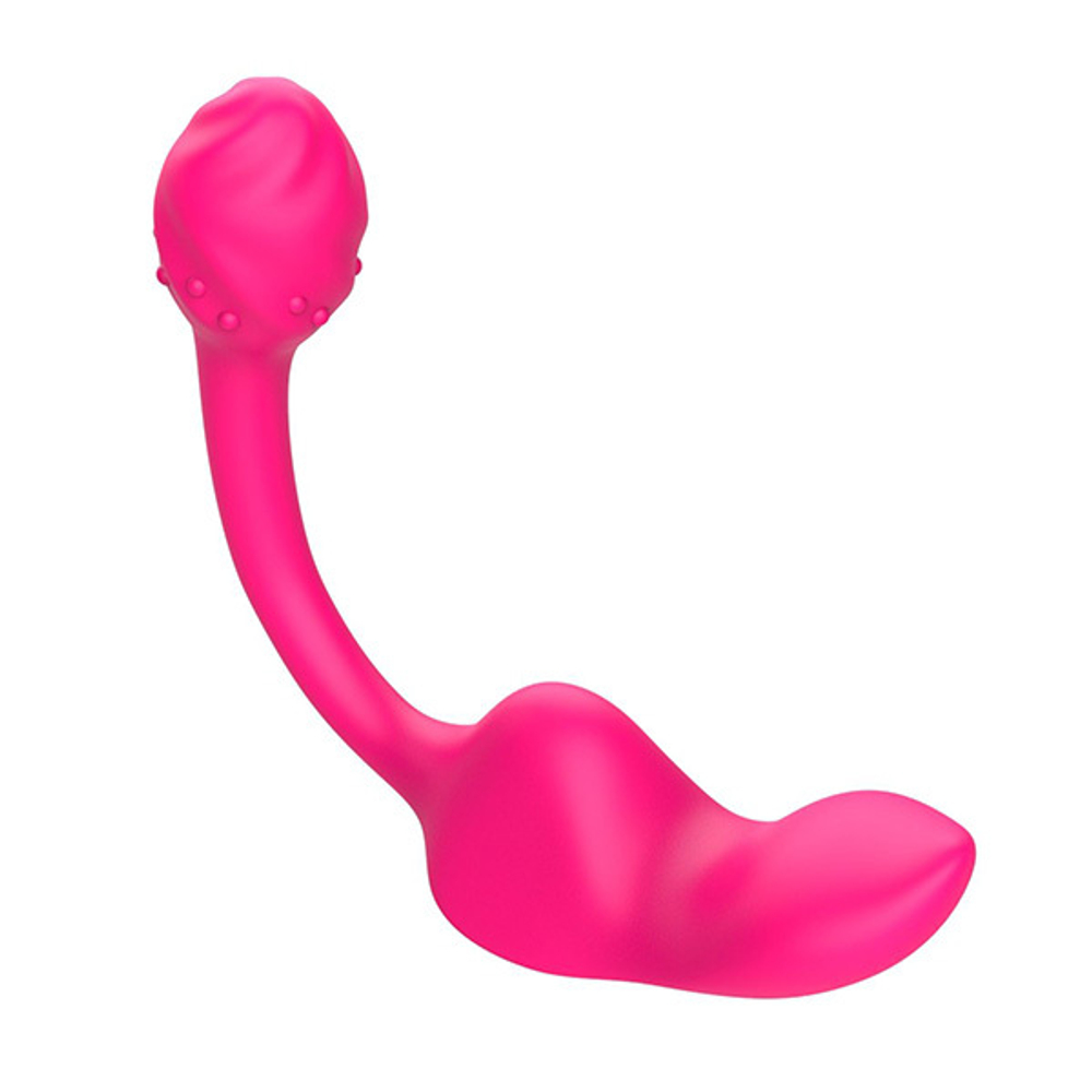 Розовый многофункциональный стимулятор 18см I-Moon Dora MY-1307