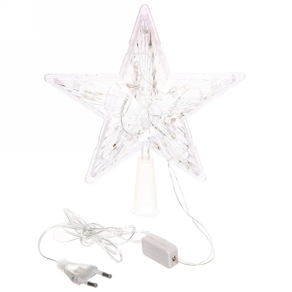 Фигура светодиодная ЗВЕЗДА ДЛЯ ЁЛКИ 15 ламп LED,18,5см, RG/RB