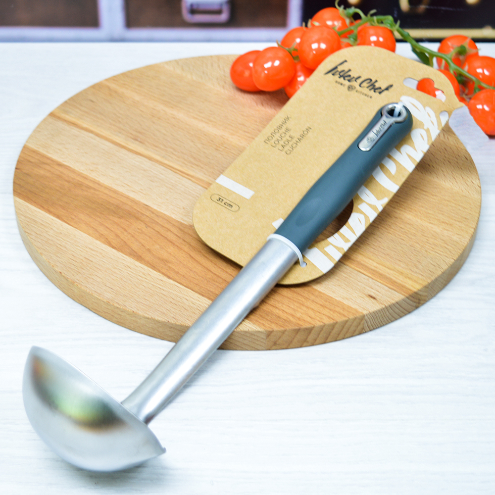 Ложка разливательная 31см, 75 мл нерж "Ivlev Chef Fusion"