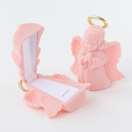 Футляр флокированный, ангелочек