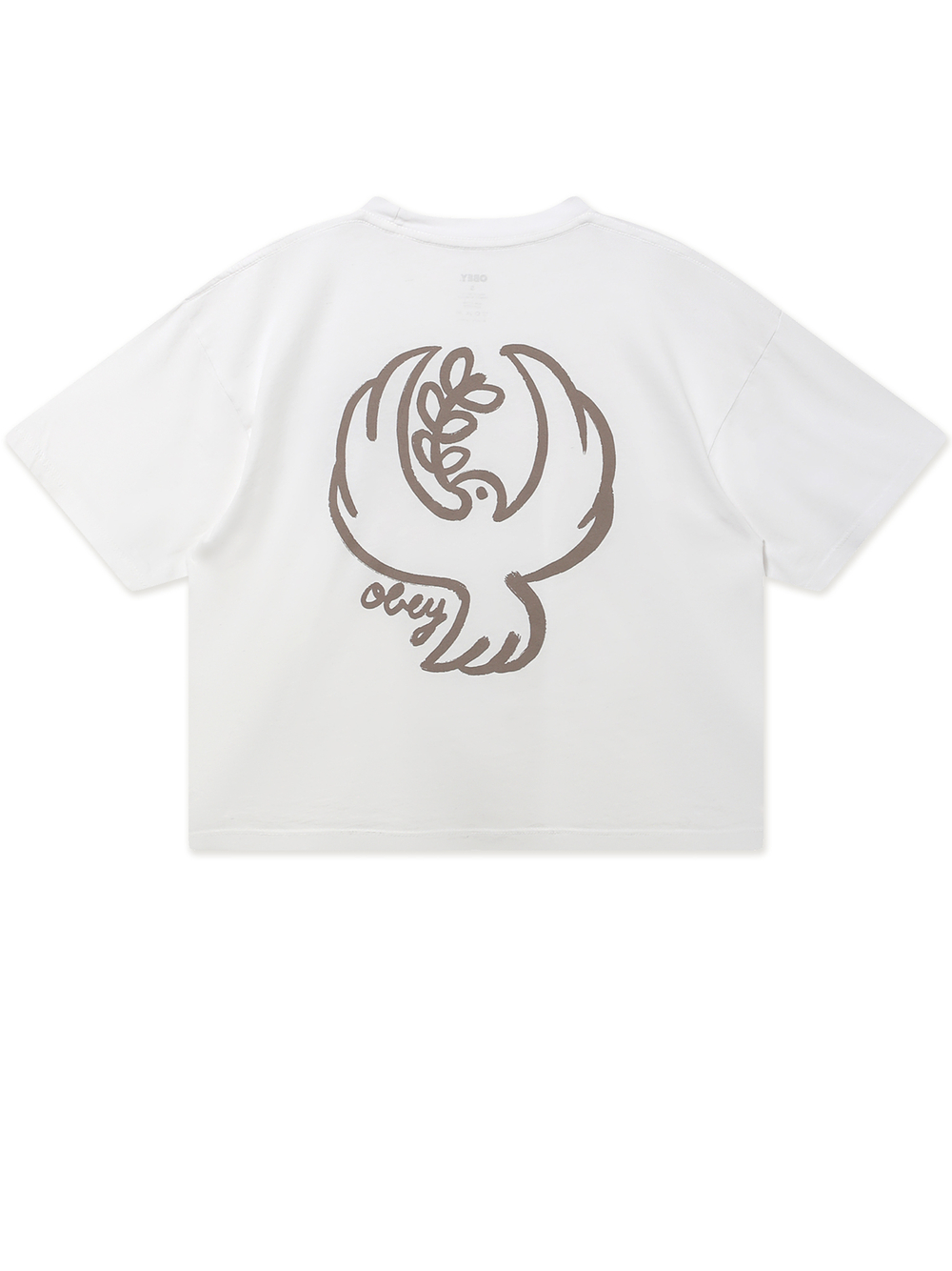 Женская Футболка Obey Round Dove