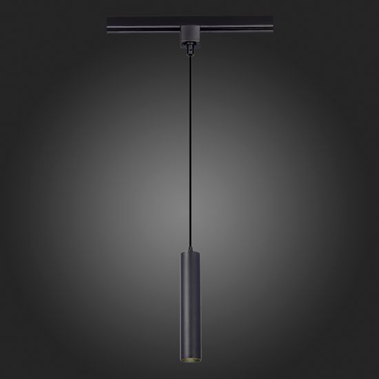 ST151.406.01 Светильник трековый Черный GU10 1*50W IP20 D54xH290 220V Без ламп BASE