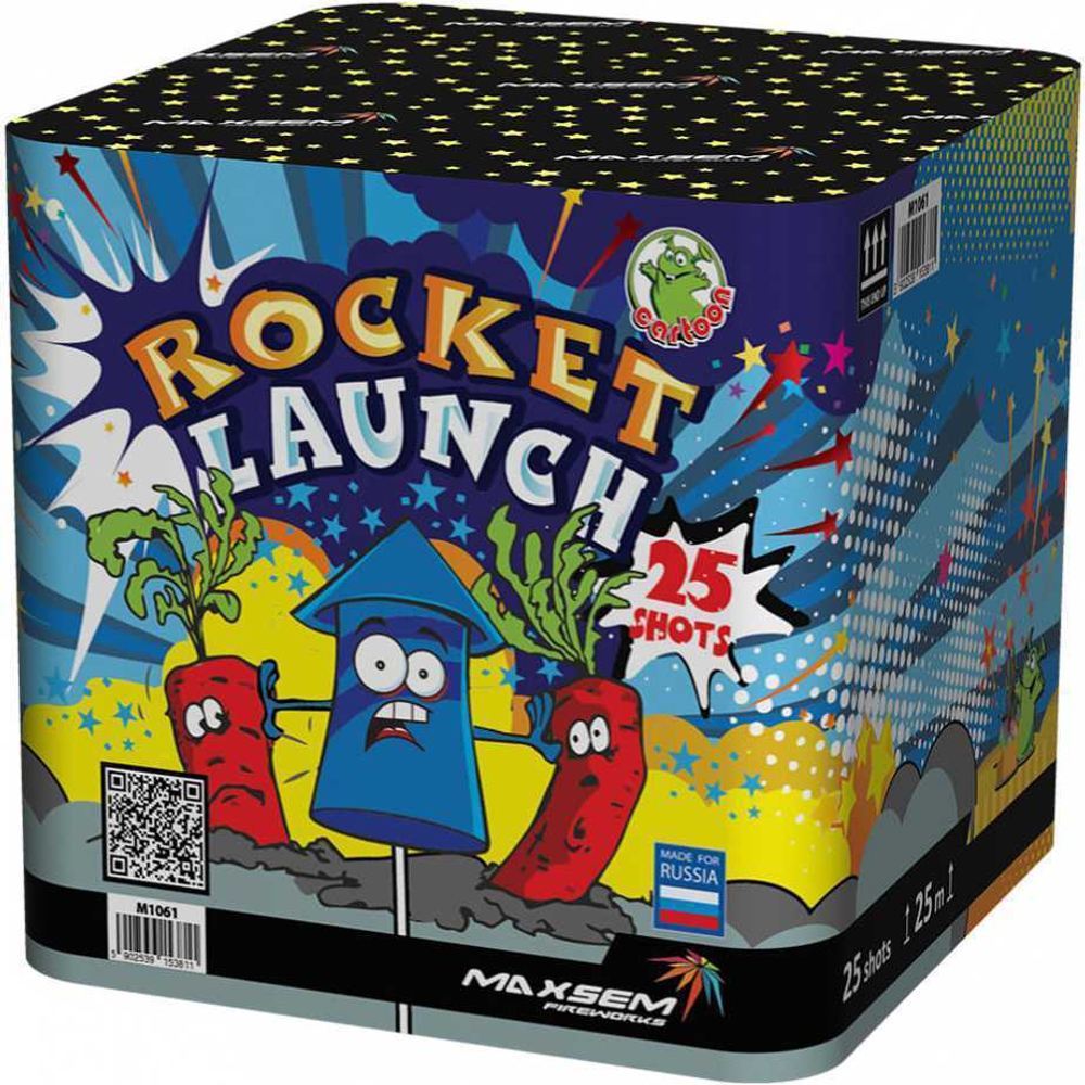 М1061 Батарея салютов «ROCKET LAUNCH» (1»х25) 12/1