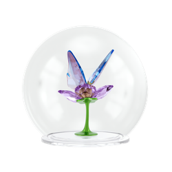 IDYLLIA:GLASS BALL BUTTERFLY AND FLOWER
