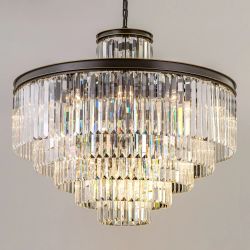 Citilux Мартин CL332151 Люстра хрустальная подвесная Прозрачная