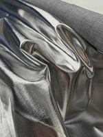 Джинса (деним) хлопок с эластаном синяя с серебряным напылением