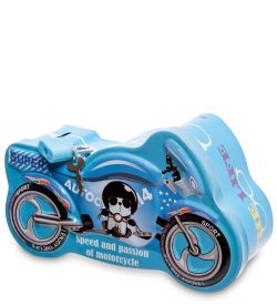 BX- 48/3 Металлическая копилка «Мотоцикл»