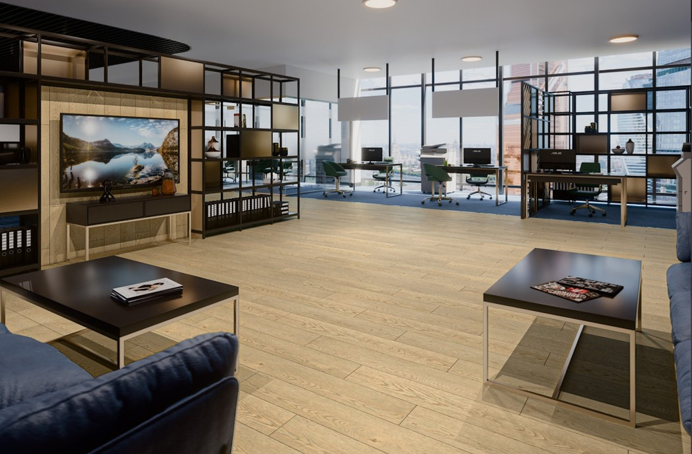 Кварц-винил Клеевой LVT Damy Floor Family 2,5 мм Дуб Латте 4.13 м2