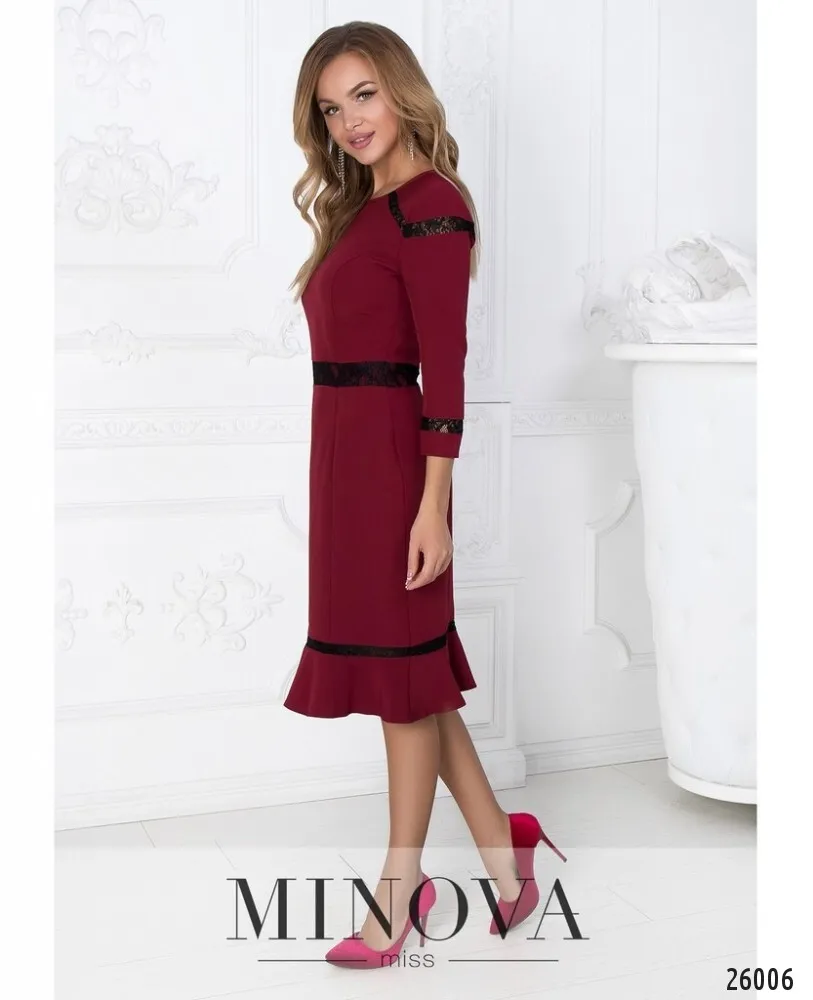Платье 1026-марсала Minova