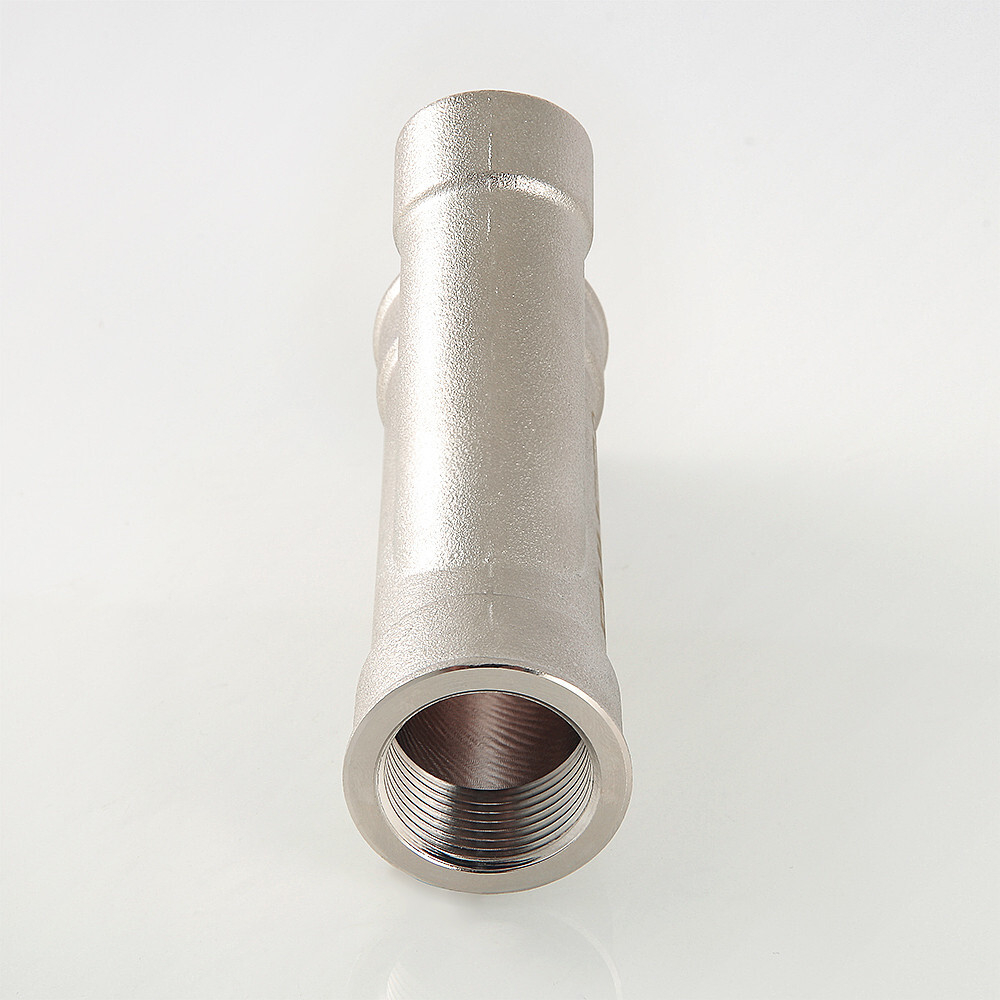 Тройник косой для гильзы под погружной датчик температуры