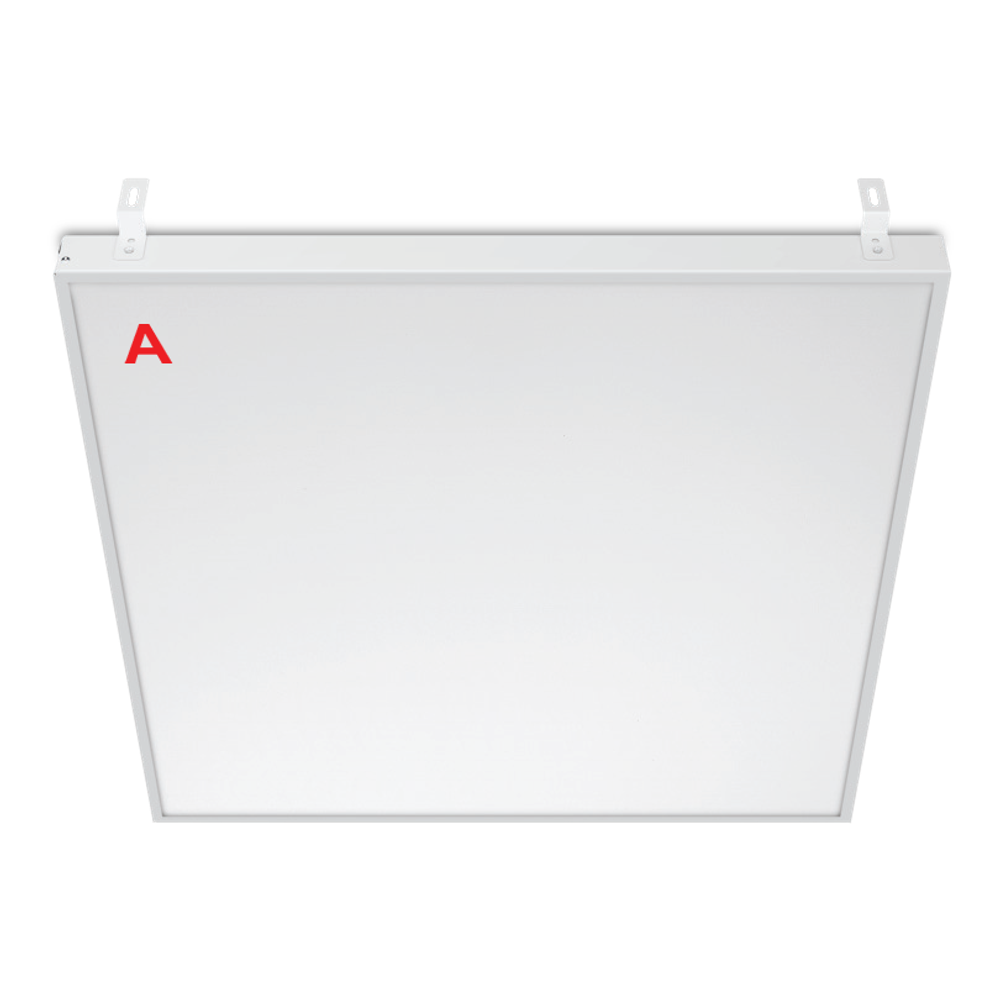 Светильник ГРИЛЬЯТО ДВО02-051 с БАП EM3 36Вт 6500К IP40 Матовый 4100лм 588х588х40мм WOLTA PRO