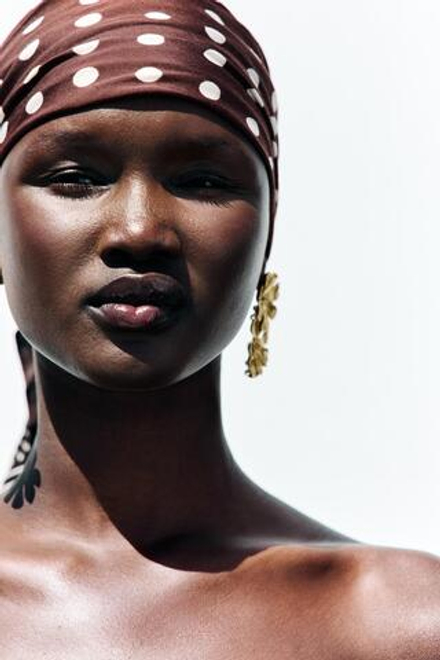 ZARA МЕТАЛЛИЧЕСКИЕ СЕРЬГИ «ЦВЕТЫ», ЗОЛОТИСТЫЙ