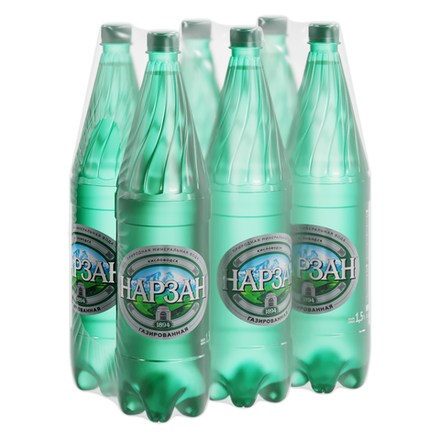 Нарзан минеральная вода 1,5 л ПЭТ газ