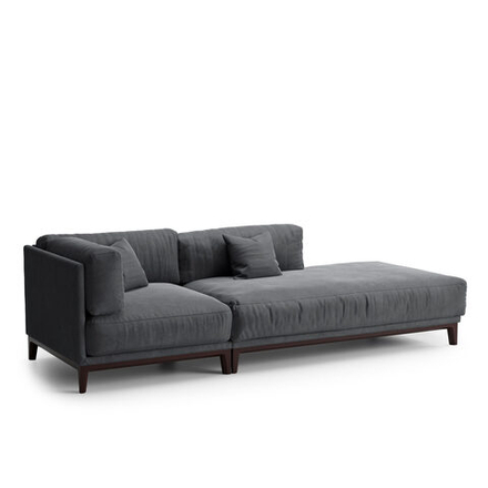 4-х местный нераскладной диван с лаундж модулем Case 903/928