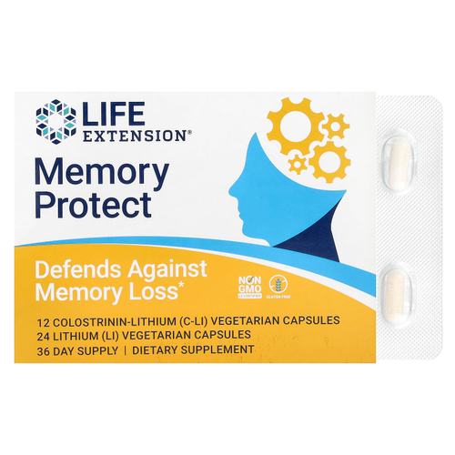 Life Extension, Memory protect, 36 вегетарианских капсул