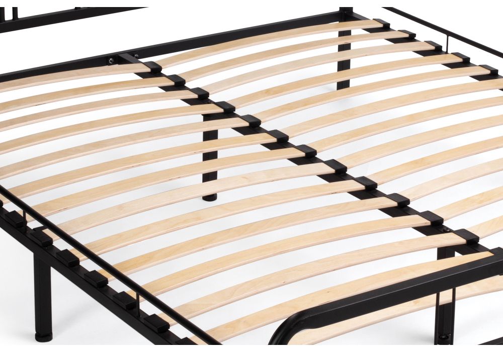 Двуспальная кровать Рейк 160х200 черная