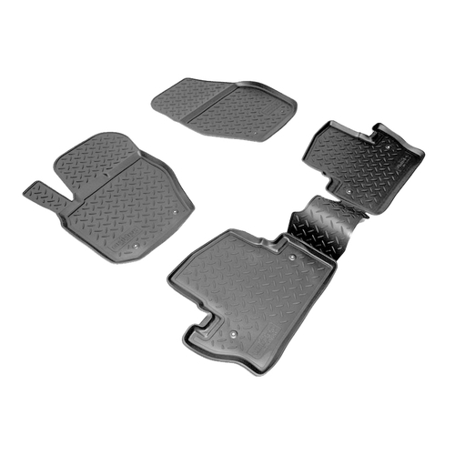 Ковры в салон Norplast/Unidec для Volvo S60 (2010-)Полиуретан,Черный, арт.NPL-Po-96-65