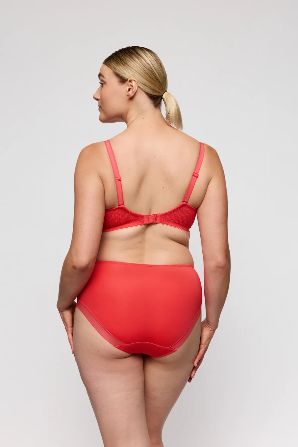 PRIMADONNA Twist Grace Bay Трусы с высокой талией, коралловый