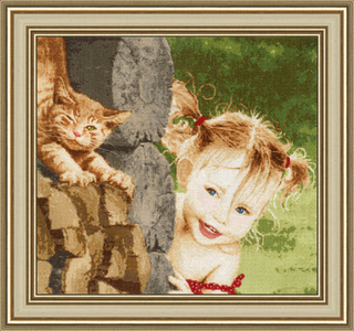 "Озорница"-ЧМ-058 вышивка