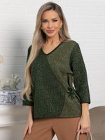 Блуза Найви (оливковая) Б15077-18М LT Collection