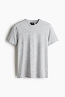 H&M Футболка комплект 5 шт, серый меланж