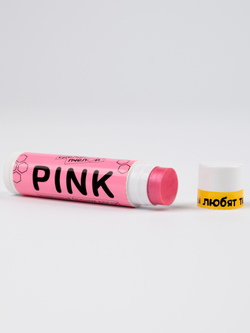 "Pink" Натуральный бальзам для губ с пчелиным воском