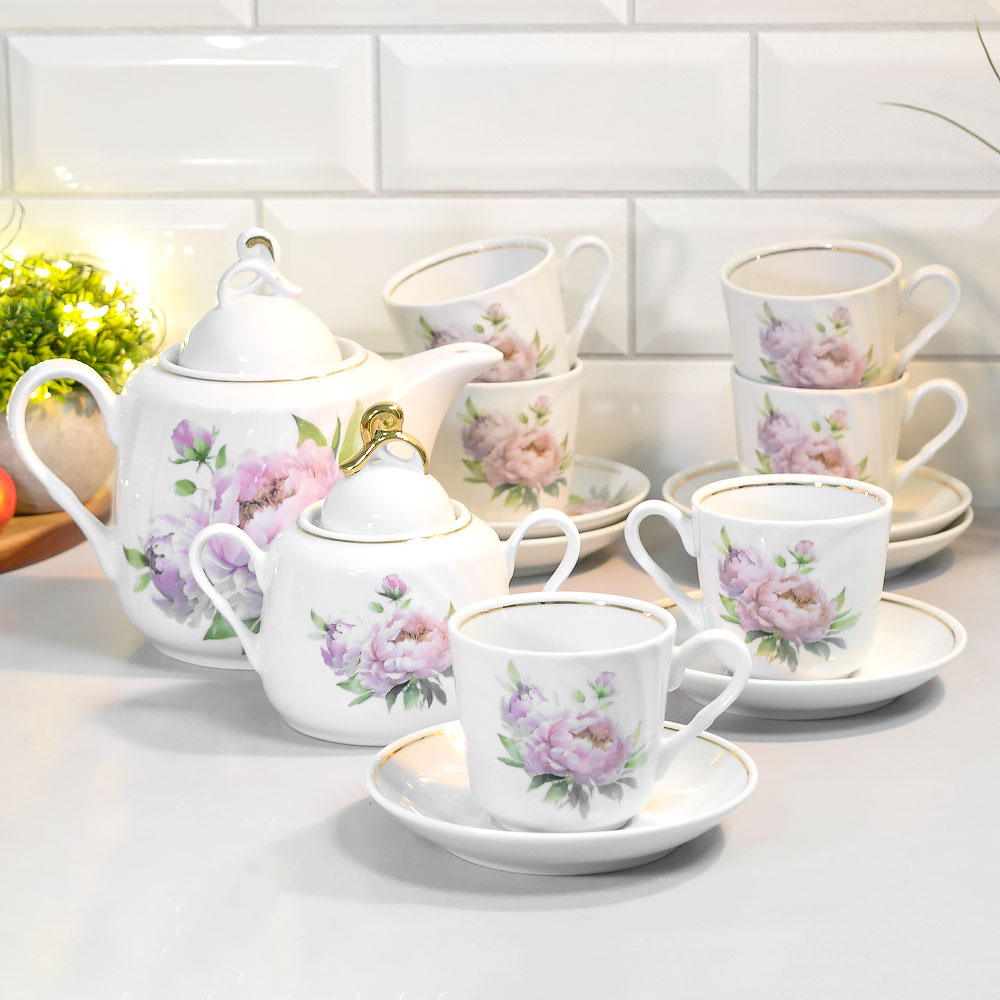 Чайный сервиз 14 (16) предметов форма Голубка Вивьен