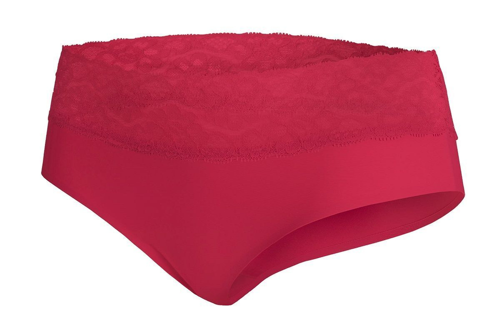 Женские трусики с кружевом Hipster (Размер: S) (Цвет: красный)