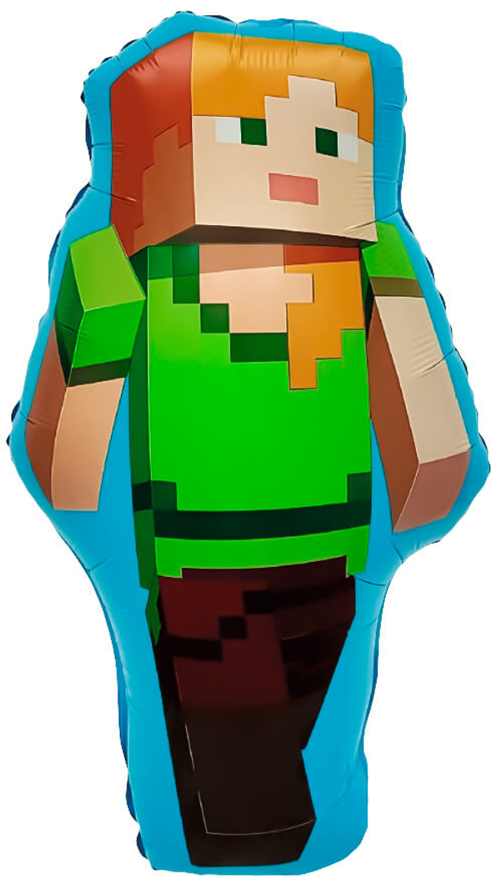 Шар Пиксельная девушка Майнкрафт