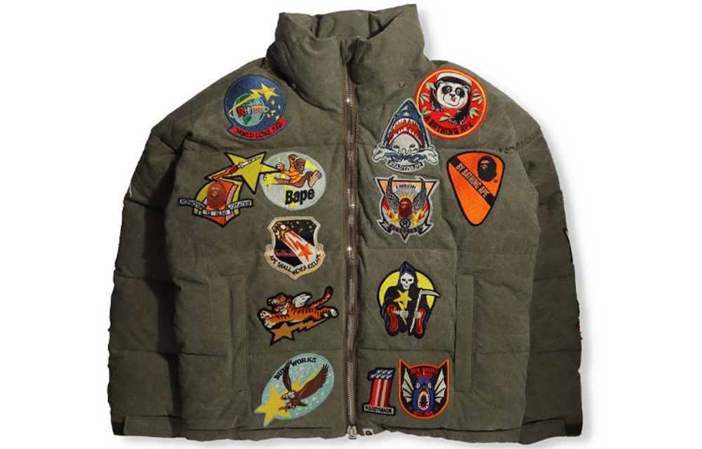 A Bathing Ape X Readymade Tiger Shark Down Куртка